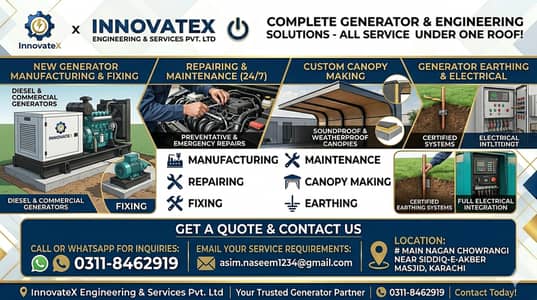 Generator Repair Services in Karachi  Diesel Generator Maintenance