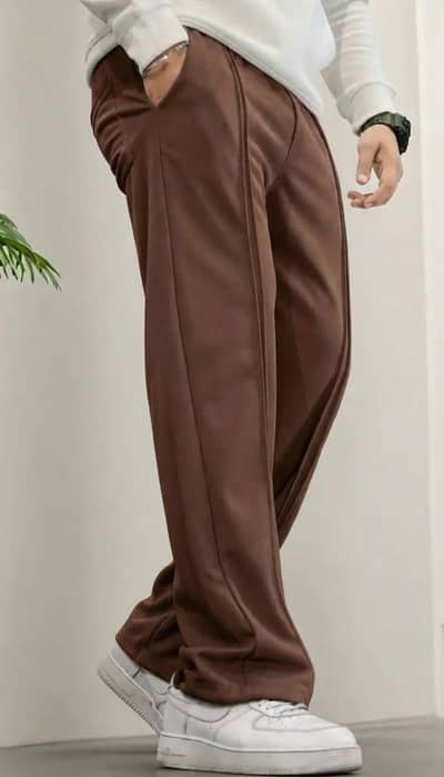 men's from double line trouser