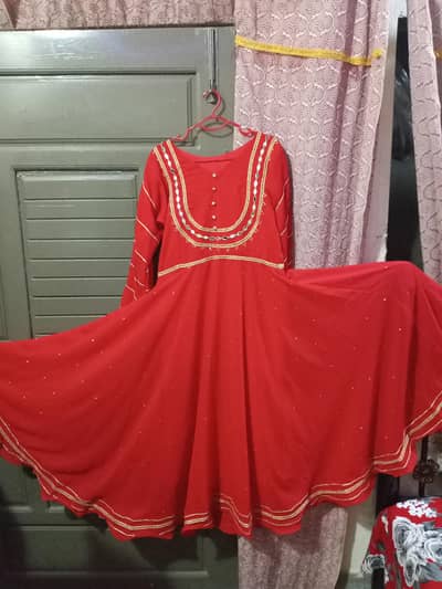 Red Umbrella Frock