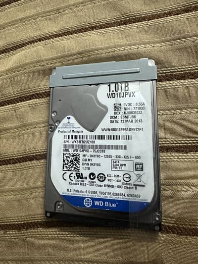 1 TB hard drive