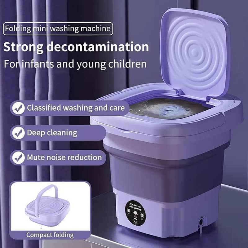 Mini washing machine  foldable 1
