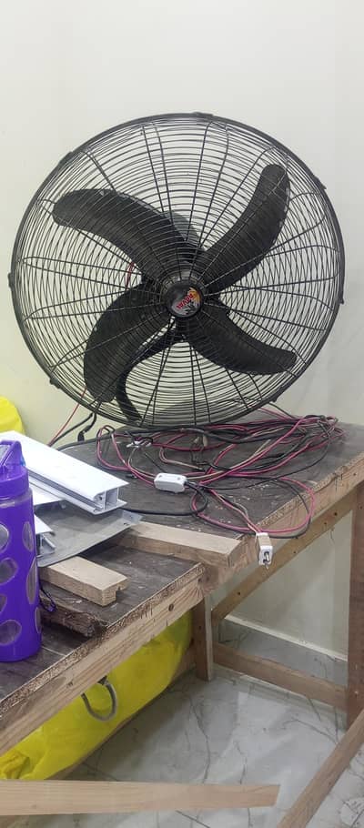 Royal 24" Wall Bracket Fan – Copper Winding – Excellent Condition