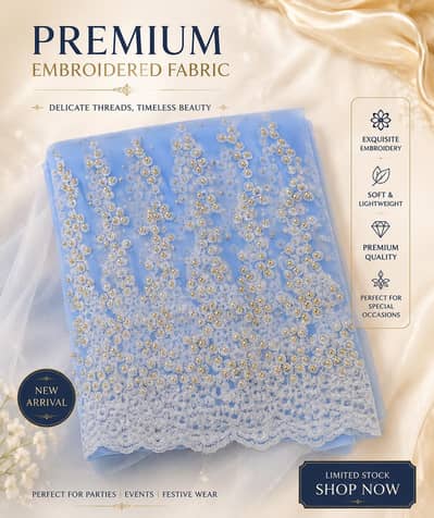 Embroidery elegant dreses