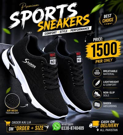 NICE Mens Casual Sneakers - Brand New - COD All Peshawar