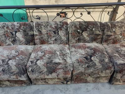 single 4 sofa almost new brand new foam