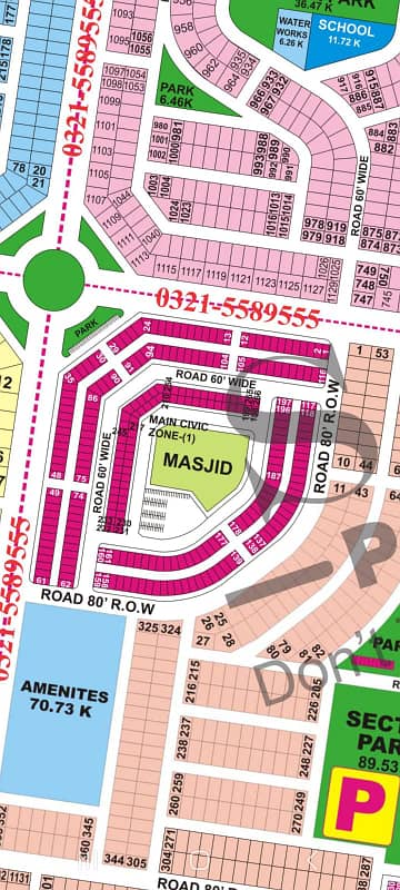 1 KANAL RESIDENTIALl Plot For Sale In 9 PRISM