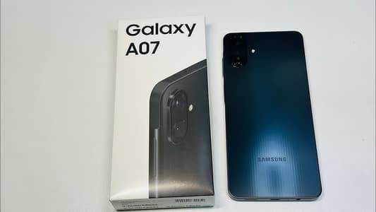 Samsung Mobile A07 5G 6GB - 128 GB black color (new with box)