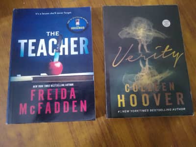 Verity By Colleen Hoover and The Teacher by Freida McFadden