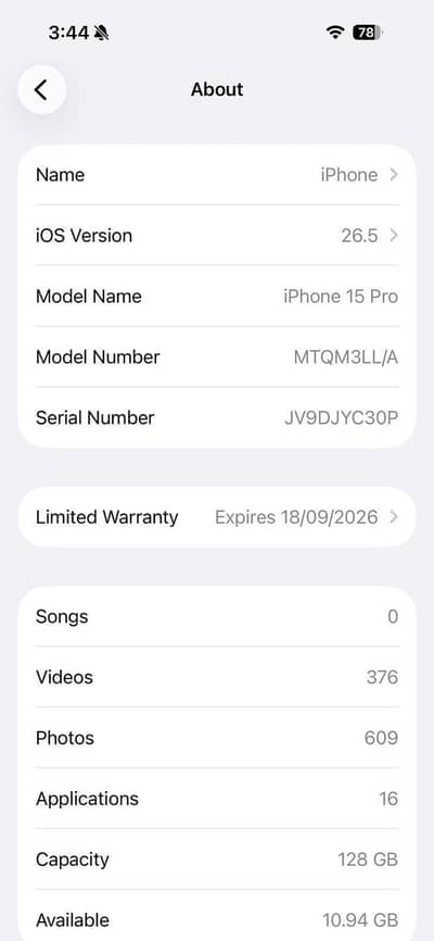 Apple iPhone 15 Pro