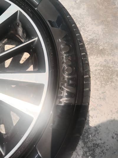 Brand New yokohama tyres with alloy rims, 16" made in japan