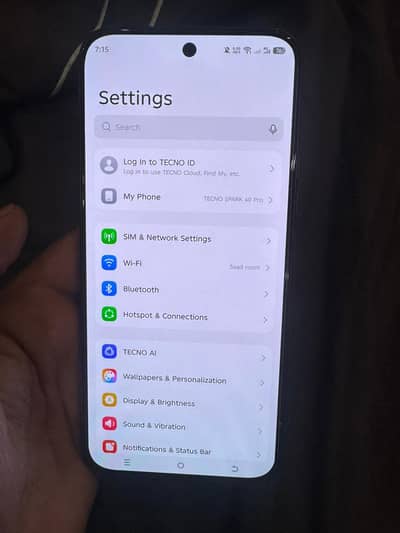 Tecno Spark 40 pro 8+8/256 kit charger