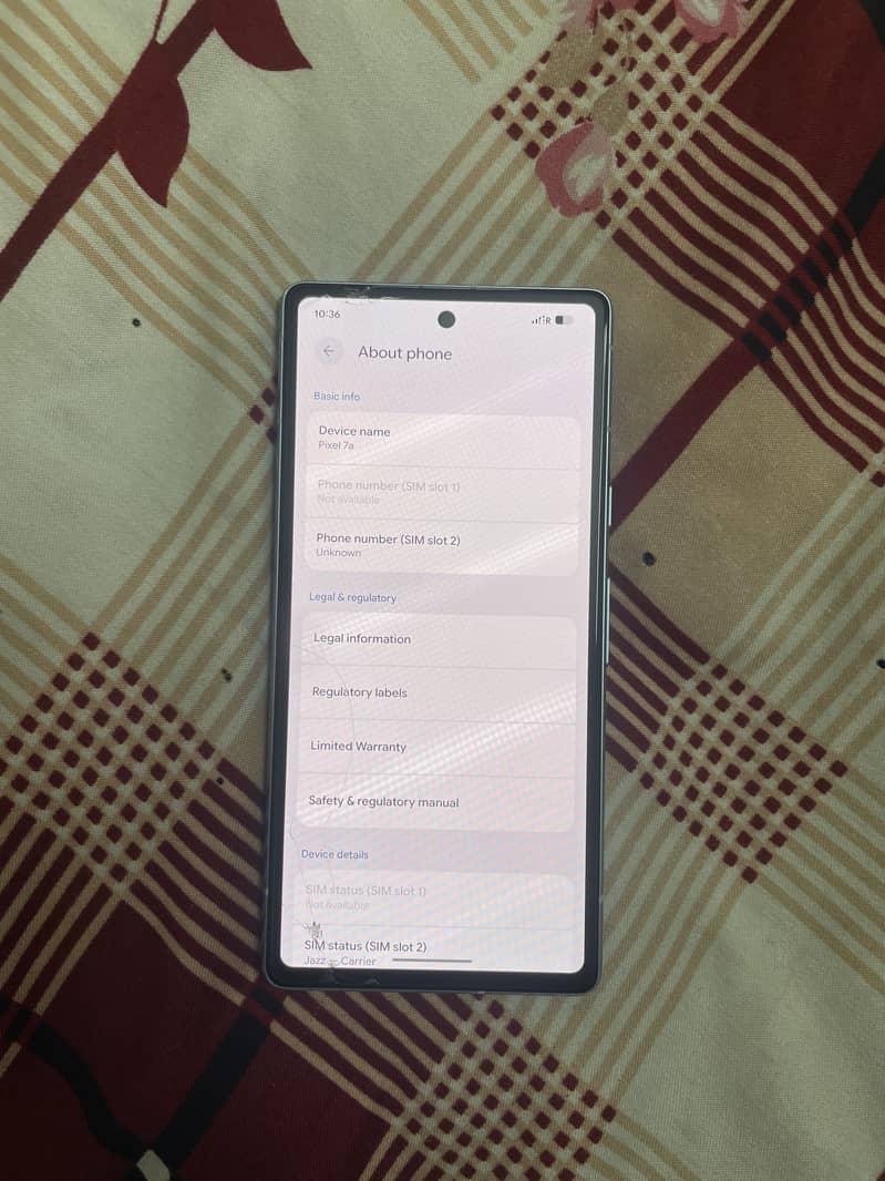 Google Pixel 7a 5