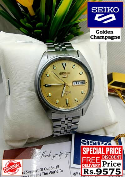 Seiko 5 Citizen Orient Automatic Pre-Owned watch Japan 03161737353