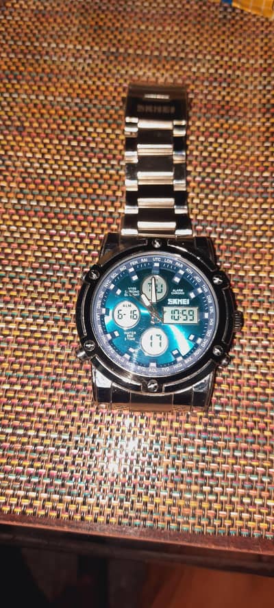 SKMEI 1389  DUAL TIME  +Date and Day