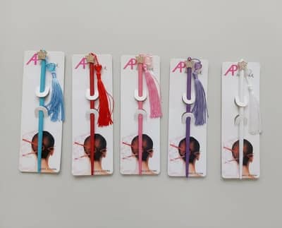 Butterfly hair sticks