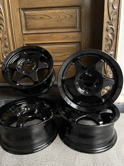 13 size light weight star rims with tyres best for alto cultus mehran