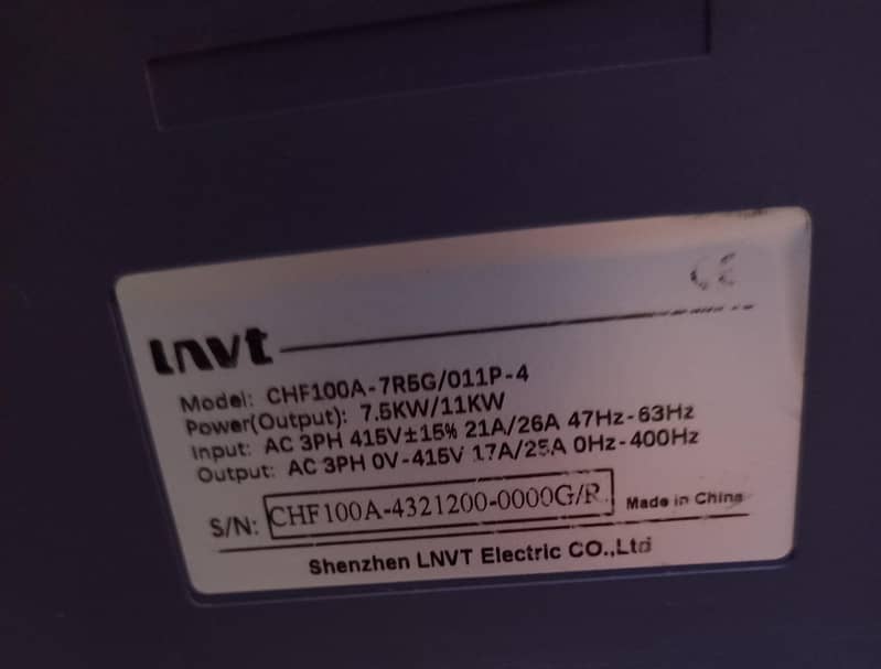 Invt VFD with Filter 1
