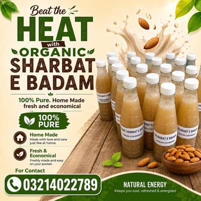 Organic Sharbat E Badam
