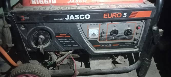 Used JASCO RG6600 Generator (3.75 kVA / 3.0 kW) - Electric Start & AVR