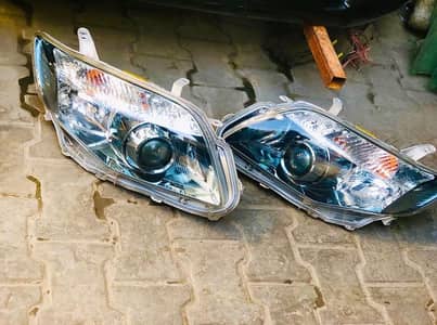 Toyota Axio 2010 model headlights