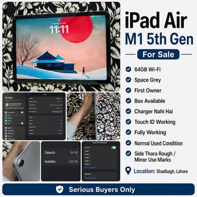 iPad Air M1 5th Gen for Sale