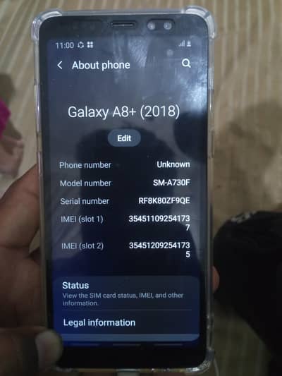 Samsung Mobile A8 Plus