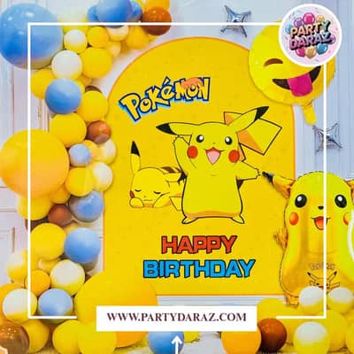  Birthday Theme Decoration Set – Complete Party Package 