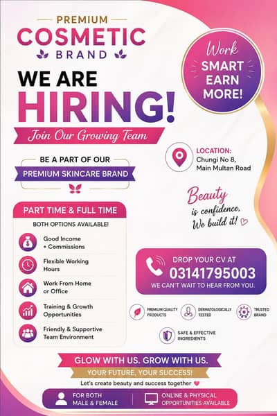 we are hairing boys & girls team