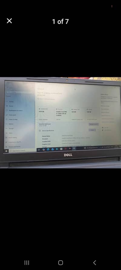 Dell i3 7th Genration