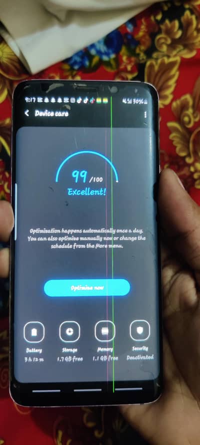 Samsung galaxy S9  condition 10 by8 ha camera result Good ha