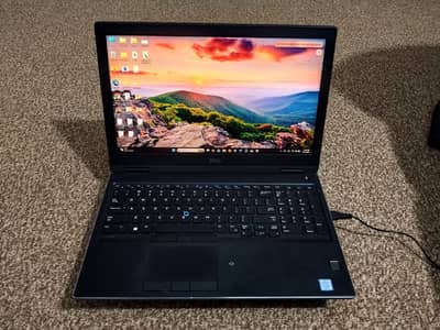 heavy duty Dell laptop core i5 8th generation with NVIDIA graphics car