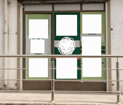 Shop front glass metal frame for sale