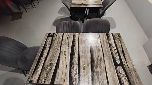 Restaurant tables and chairs for sale.