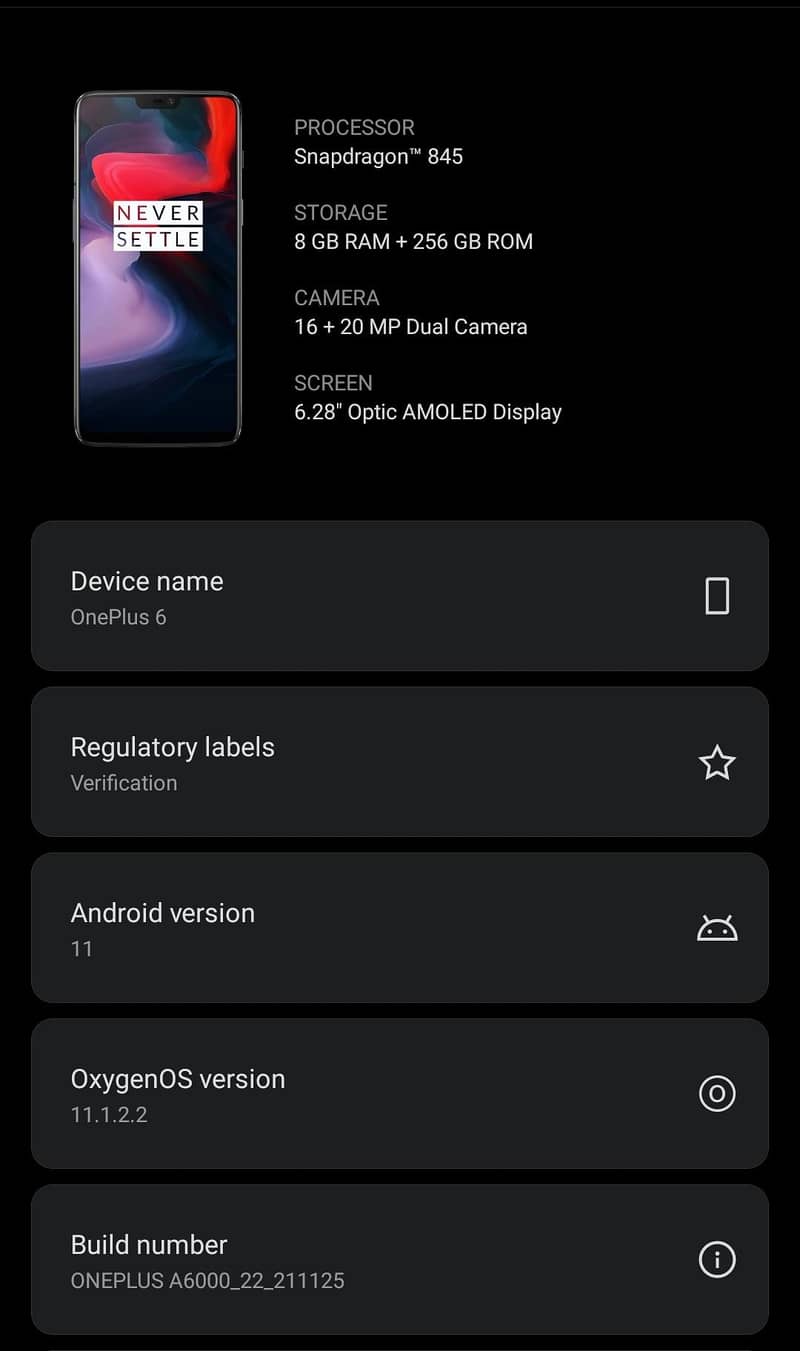 One Plus 6 0