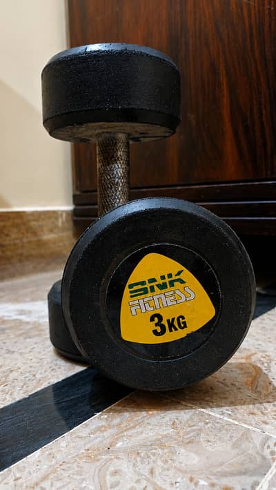 3KG SNK Fitness Dumbell Pair- Good condition