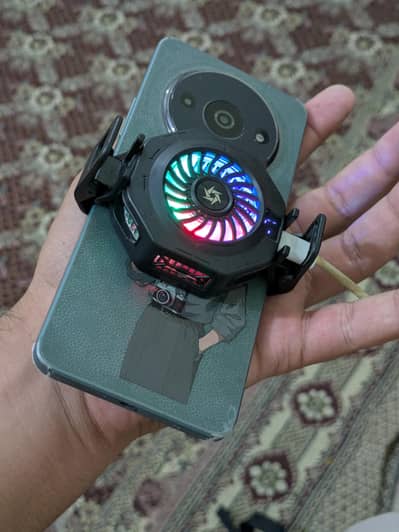 Brand New SL-52 Magnetic Semiconductor Phone Cooler RGB Fan Gaming