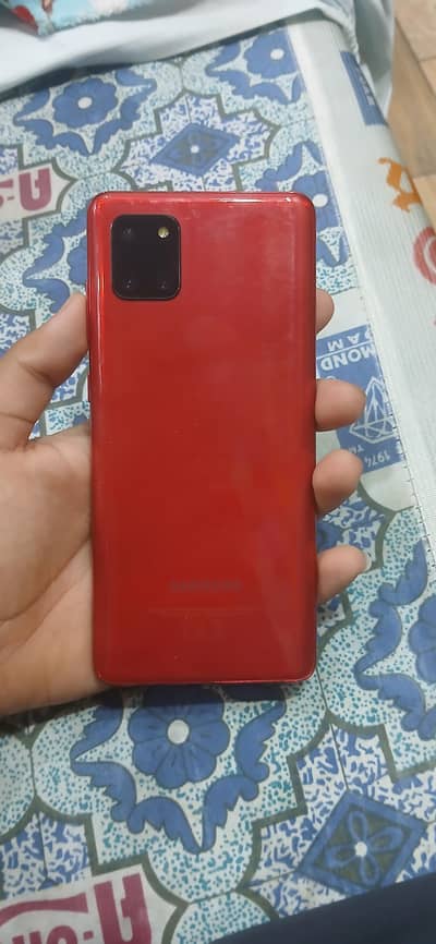 Samsung Mobile Note 10 red color