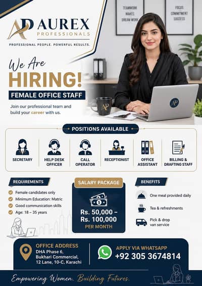 Office Staff Required