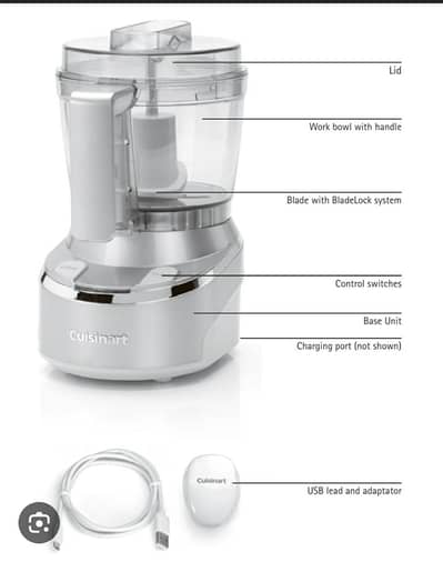 Cuisinart Cordless Mini Prep Pro (Model Number: RMC100U).