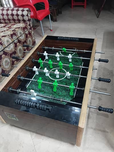 TABLE FOOTBALL GAME IN BIG SIZE 3 HANDLES HEAVY AND GREAT QUALTY WOOD