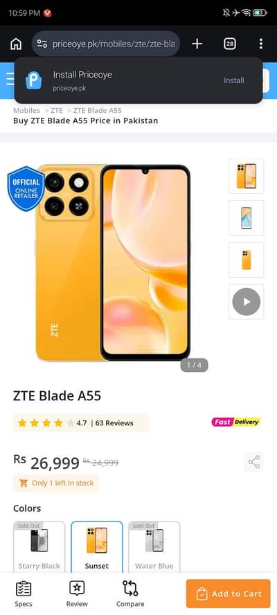 Zte Blade A55