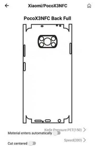 Mobile Back Skin Cdr software Files