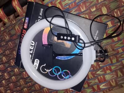 RING LIGHT WITH 3 LIGHTS AND BEST QUALITY