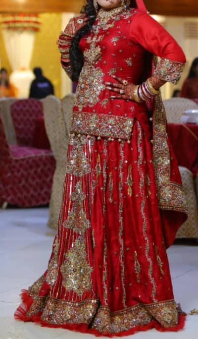bridal sharara kashee. s look