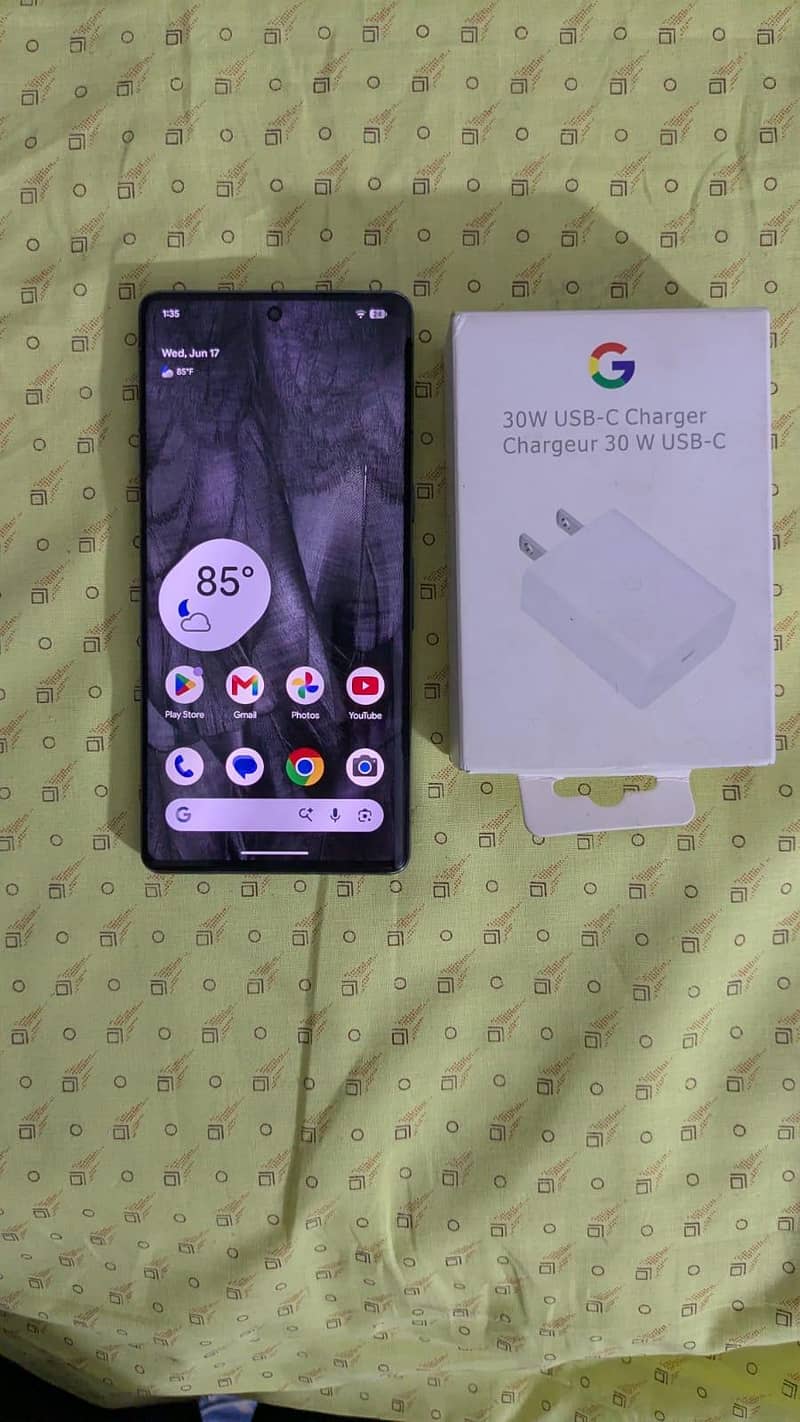 Google Pixel 7 Pro PTA approved with Google charger 2