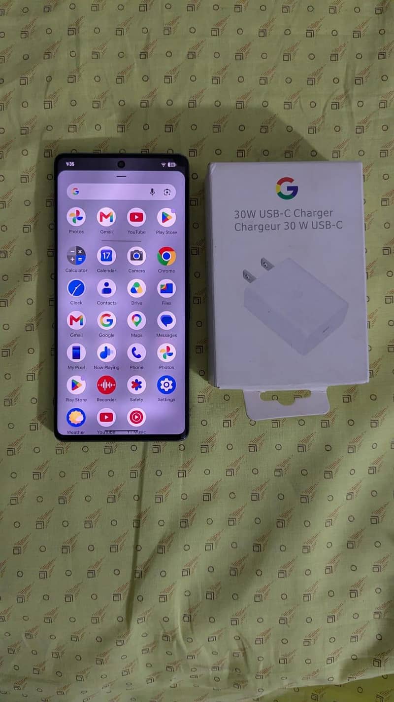 Google Pixel 7 Pro PTA approved with Google charger 3