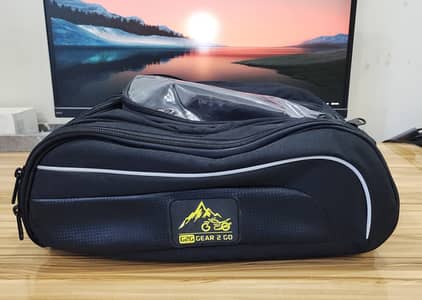 Bike Tank Bag and Backpack (2 in 1) GeartoGo with Mobile Pouch