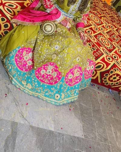 gotta work lehnga almost new 1 time used