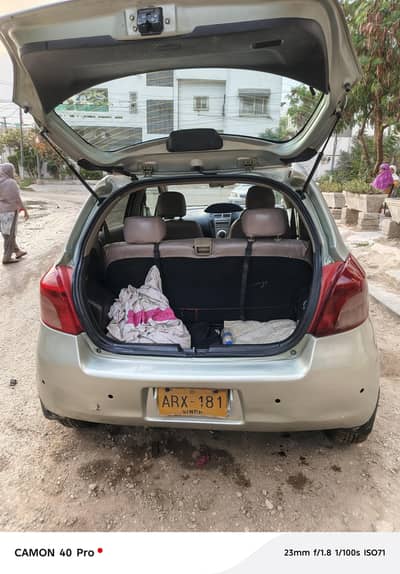 Toyota Vitz 2007 model 2009 register