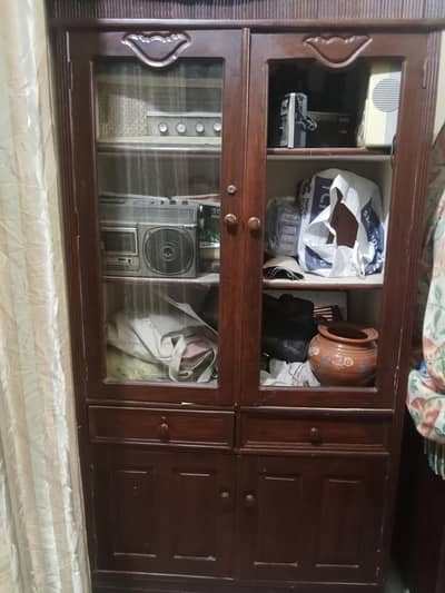 3 Piece Wooden Showcase Set for Sale – Solid Wood
